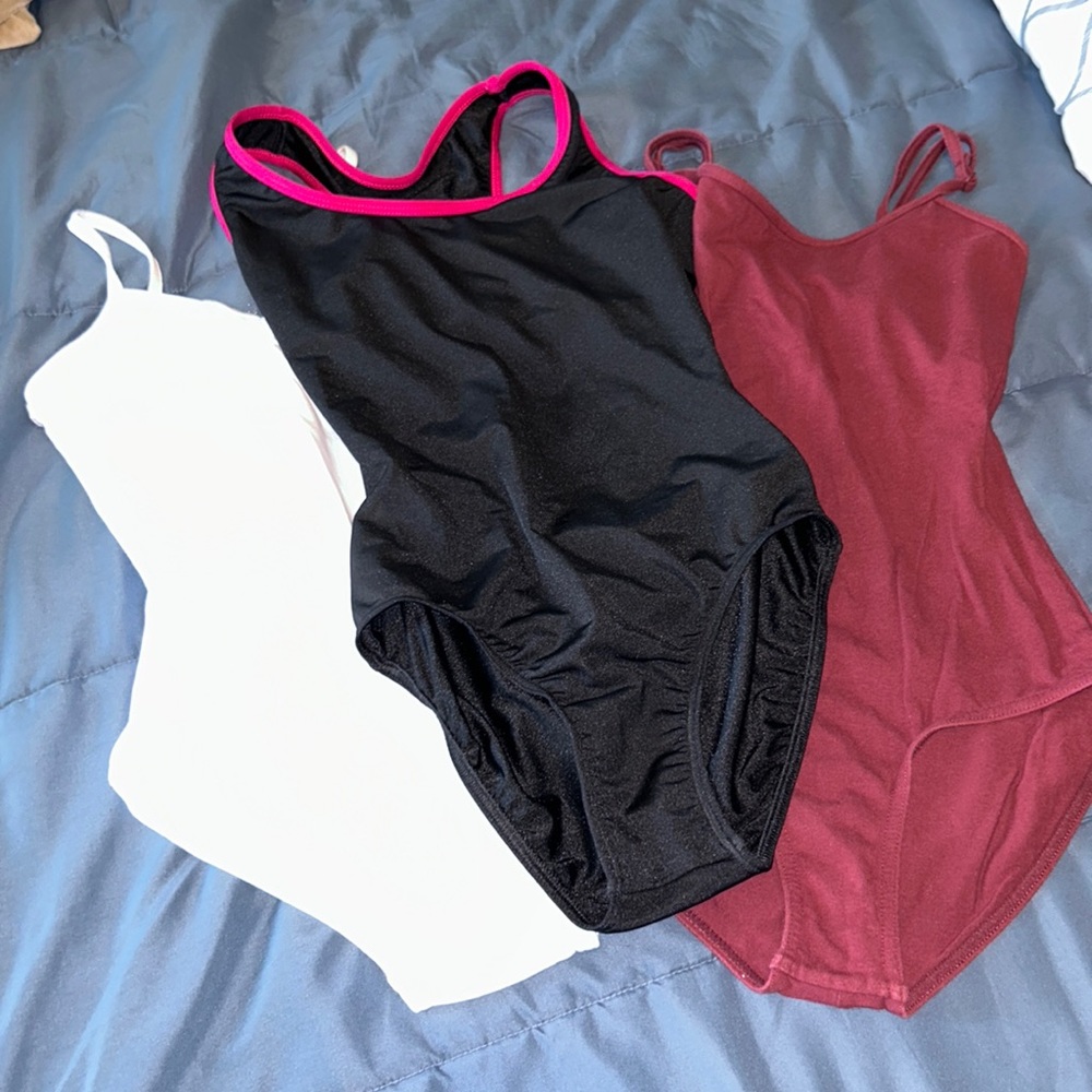 3  Dance leotards for one price